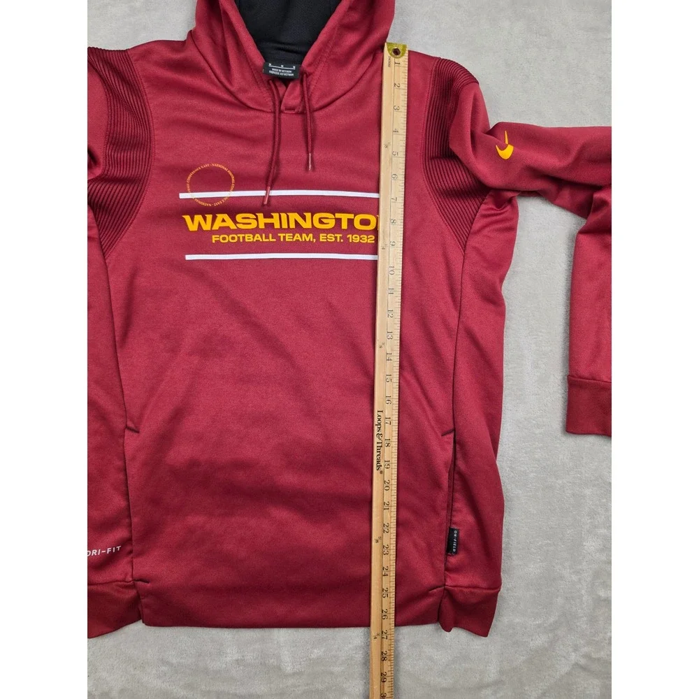 Nike Hoodie Mens M Burgundy Washington Football Team On-Field Dri-Fit Sweatshirt